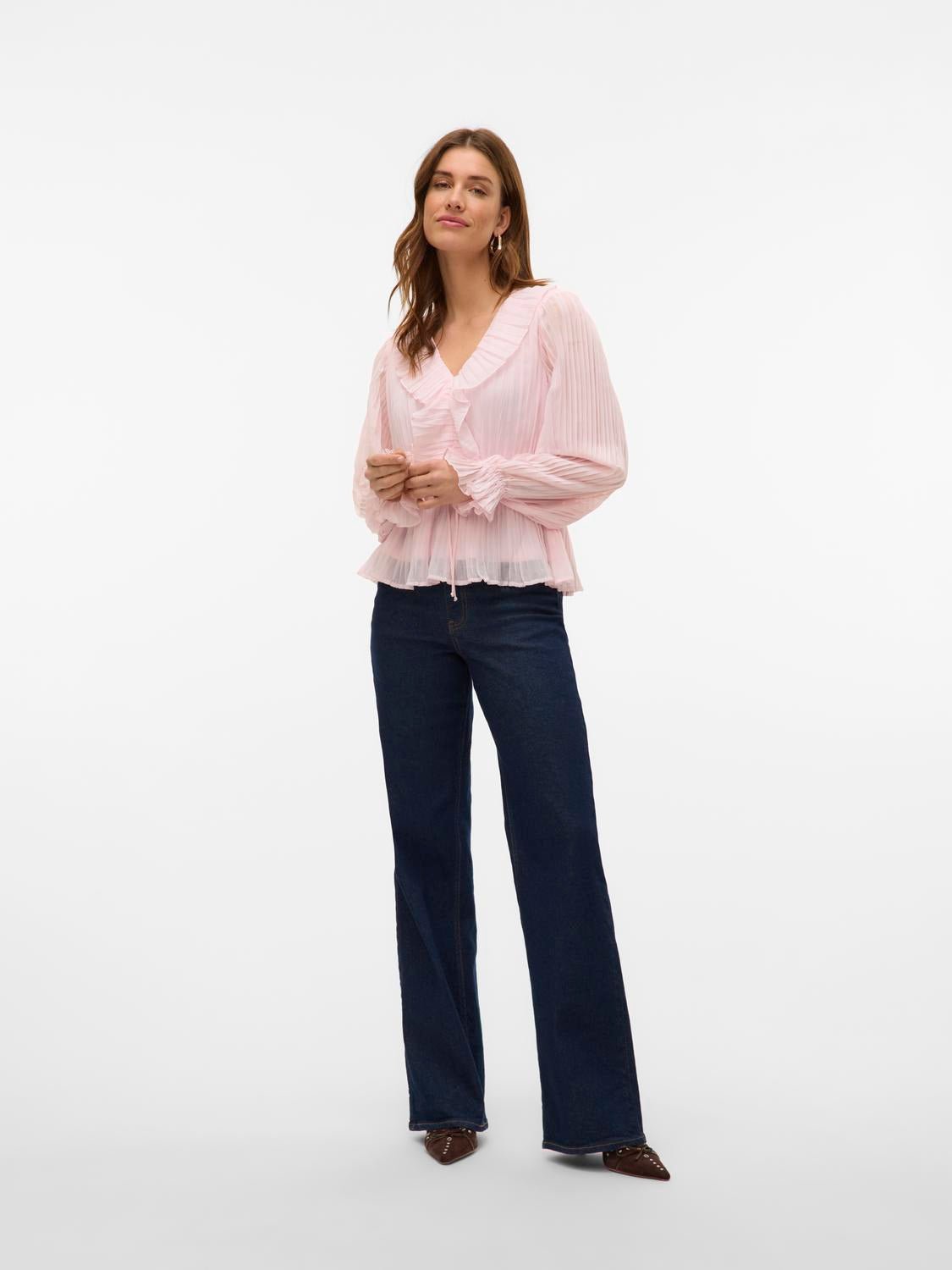 VMDORA Top - Pink - A - Boo - VERO MODA & VILA Bergvik